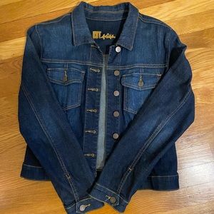 Slim dark denim jacket